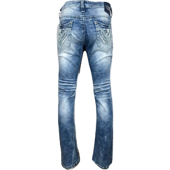 AMERICAN FIGHTER Men Denim Jeans DEFENDER AXIS MAN - Picture 7 of 13